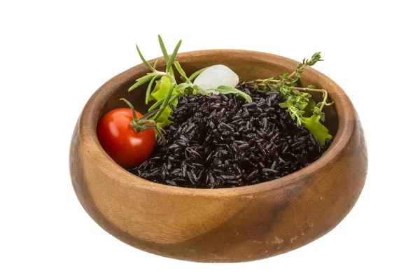 Siyah haşlanmış pirinç — Stok fotoğraf