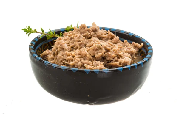 Canned Tuna fillet — Stock Photo, Image