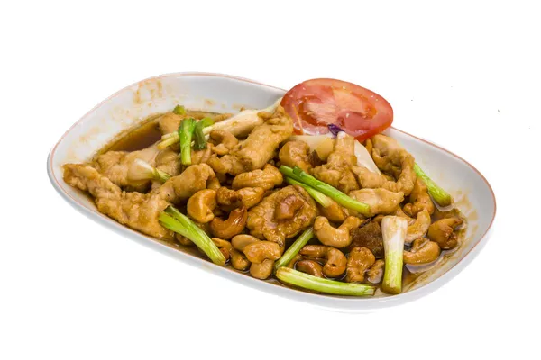 Chicken with cashew — Stock Photo, Image