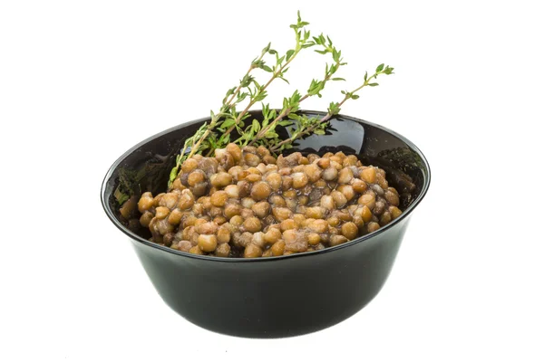 Backed lentils — Stock Photo, Image