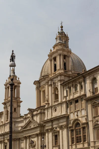 Svatý agnese v Janku v piazza navona, Řím, Itálie — Stock fotografie