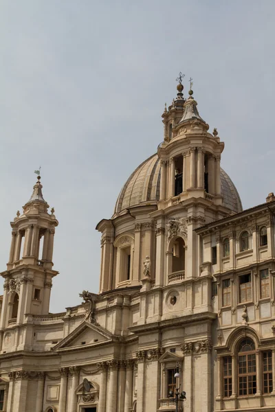 Santa Inés en Agone en Piazza Navona, Roma, Italia — Foto de Stock