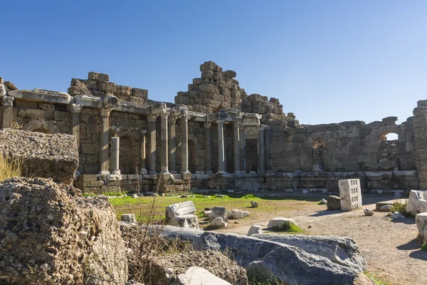 Ruinas en Side — Foto de Stock