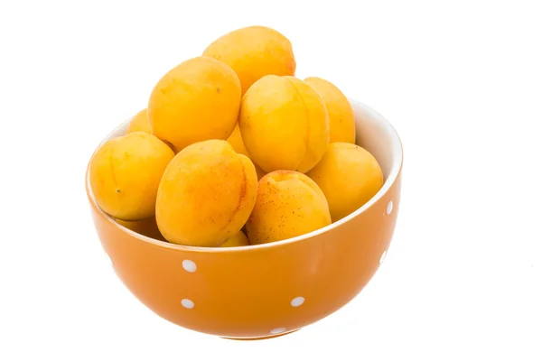 Yellow ripe apricots — Stock Photo, Image