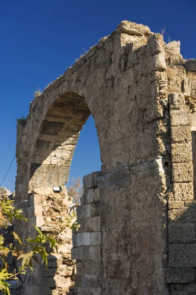 Ruinerna i side — Stockfoto