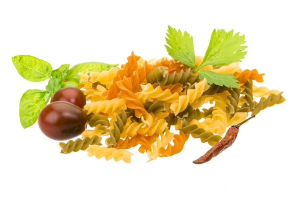 Macaroni - verschillende kleuren — Stockfoto