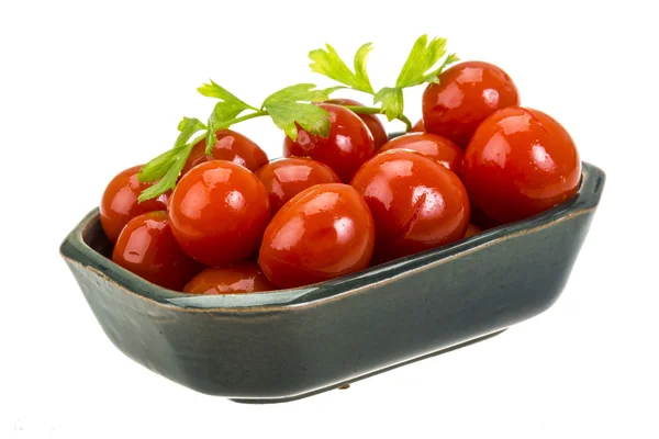 Marinierte Kirschtomaten — Stockfoto