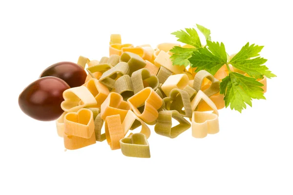 Macaroni - verschillende kleuren — Stockfoto