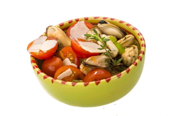 Insalata di cozze — Foto Stock