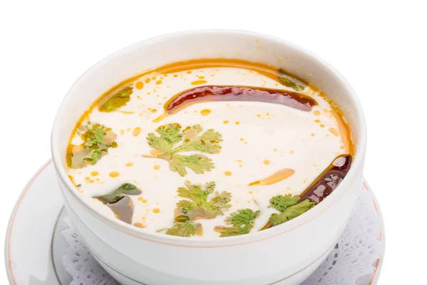 Thai famous soup Thom Yam — Stock Image Thai famous soup Thom Yam Stock Image