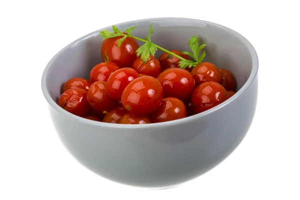 Marinierte Kirschtomaten — Stockfoto