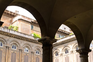 Roma, İtalya. eski şehrin tipik mimari detaylar