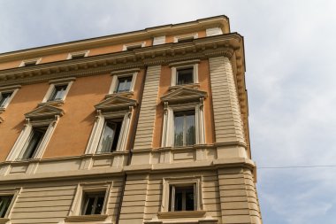 Roma, İtalya. eski şehrin tipik mimari detaylar