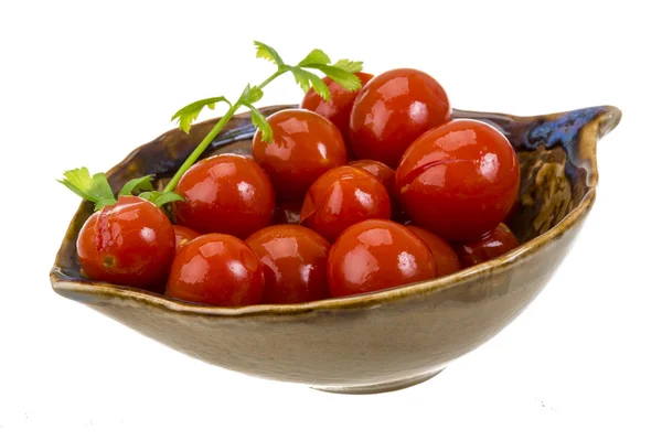 Marinierte Kirschtomaten — Stockfoto