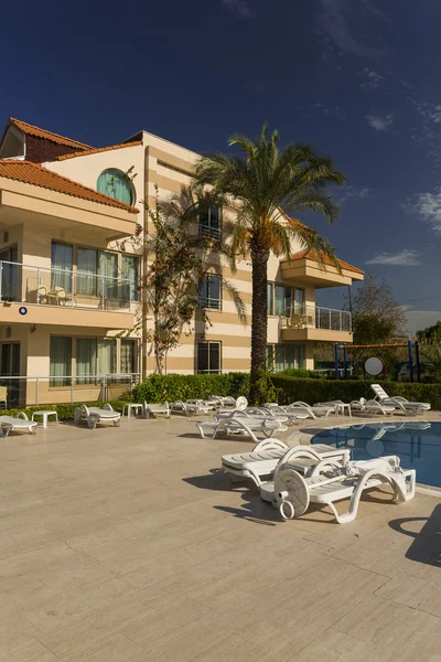 Beach hotel in Turkey — Stock Photo, Image