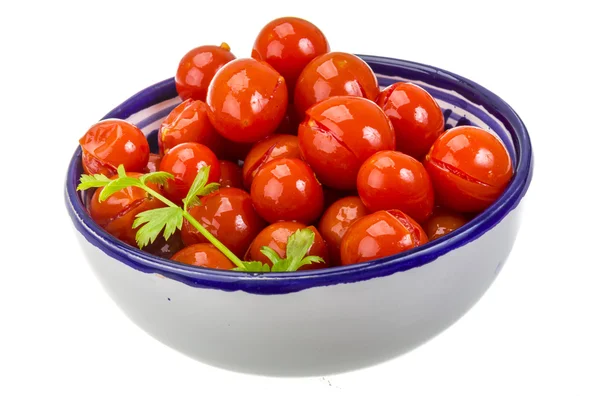 Marinated cherry tomato — Stock Photo, Image