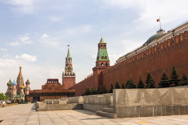 Torre Spasskaya en la Plaza Roja —  Fotos de Stock