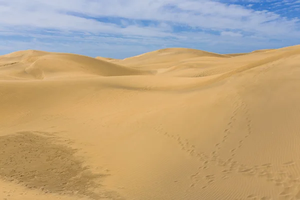 Maspalomas Duna - Desert in Canary island Gran Canaria — Stock Photo, Image