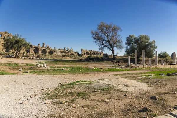 Ruinas en Side — Foto de Stock