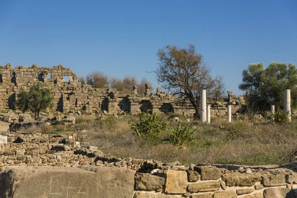 Ruinerna i side — Stockfoto
