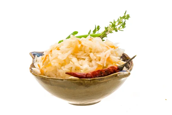 Fermented cabbage — Stock Photo, Image