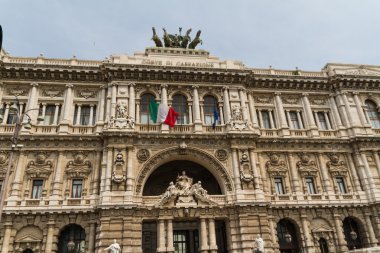 Roma, İtalya. eski şehrin tipik mimari detaylar
