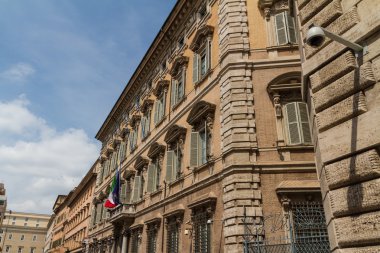 Roma, İtalya. eski şehrin tipik mimari detaylar