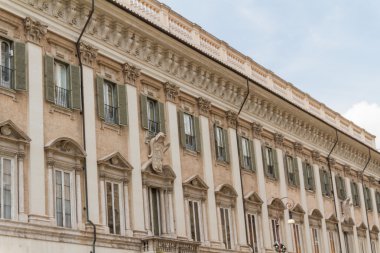 Roma, İtalya. eski şehrin tipik mimari detaylar