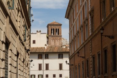 Roma, İtalya. eski şehrin tipik mimari detaylar
