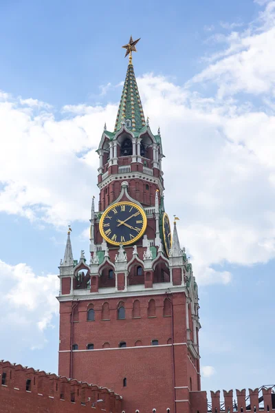 Spasskaya wieża na placu czerwonym — Zdjęcie stockowe