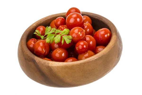 Marinierte Kirschtomaten — Stockfoto