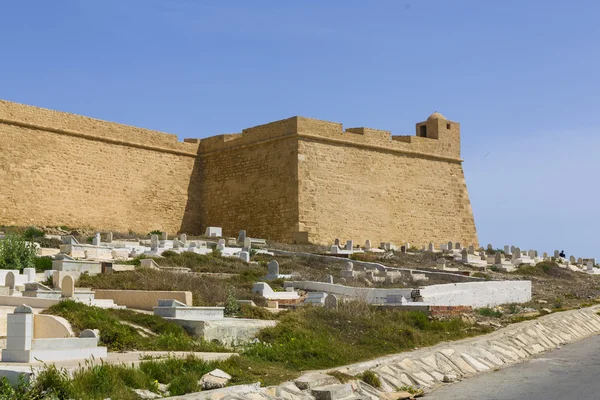 Vecchia rovina di Fortess a Mahdia Tunisi — Foto Stock