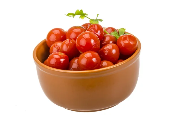 Marinated cherry tomato — Stock Photo, Image