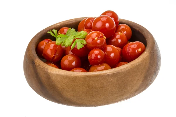 Marinierte Kirschtomaten — Stockfoto