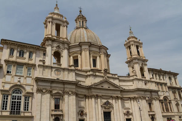 Sant'Agnese in Agone in Piazza Navona, Roma, Italia — Foto Stock