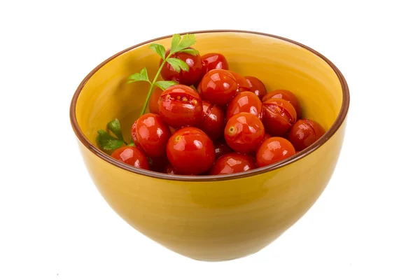 Marinierte Kirschtomaten — Stockfoto