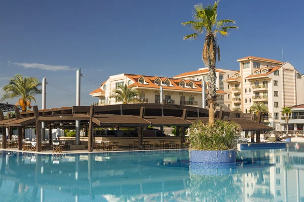 Beach hotel in Turkey — Stock Photo, Image