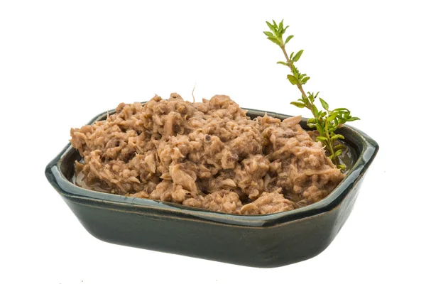 Canned Tuna fillet — Stock Photo, Image