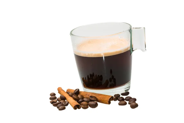 Caffè con cannella — Foto Stock