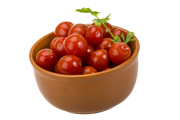 Marinated cherry tomato — Stock Photo, Image