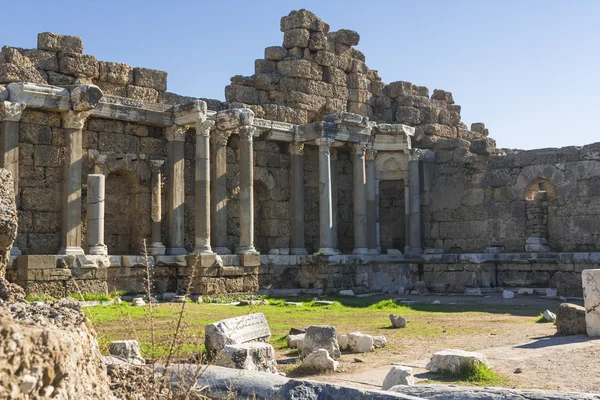 Ruinas en Side — Foto de Stock