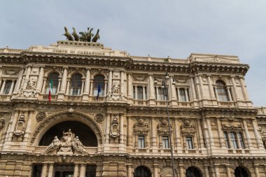 Roma, İtalya. eski şehrin tipik mimari detaylar