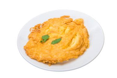 Yengeç etli omlet