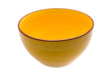 Sarı boş kase