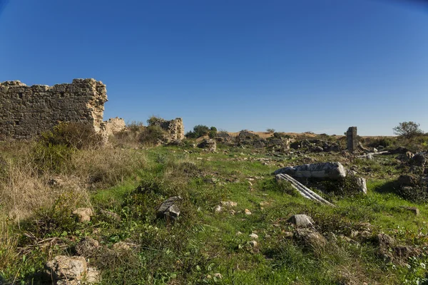 Ruinas en Side — Foto de Stock