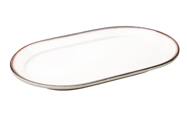 White plate — Stock Photo, Image