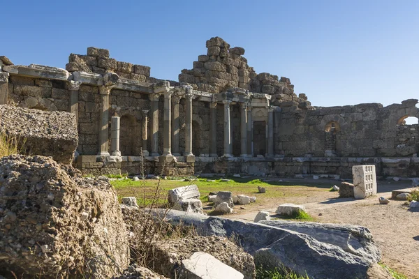 Ruinas en Side — Foto de Stock