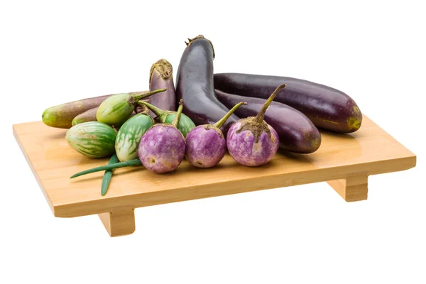 Asya patlıcan assortie — Stok fotoğraf