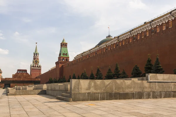 Spasskaya toren op het Rode plein — Stockfoto