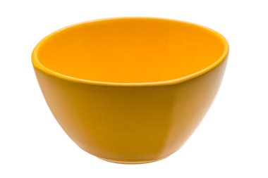 Sarı boş kase